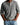 Men's Long-Sleeve Henley Shirt with Chest Pocket Grey