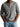 Men's Long-Sleeve Henley Shirt with Chest Pocket Grey