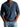 Men's Long-Sleeve Henley Shirt with Chest Pocket Navy Blue