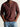 Men's Long-Sleeve Henley Shirt with Chest Pocket Red