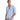 Men's Long-Sleeved Button-Down Linen Shirt with Spread Collar Blue