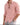Men's Long-Sleeved Button-Down Linen Shirt with Spread Collar Pink