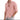 Men's Long-Sleeved Button-Down Linen Shirt with Spread Collar Pink