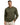 Men's Long-Sleeved Henley Shirt with Four-Button Placket and Ribbed Cuffs Army Green
