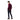 Men's Long-Sleeved Slub Texture Henley Shirt with Curved Hem 2