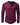 Men's Long-Sleeved Slub Texture Henley Shirt with Curved Hem Purple