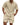 Men's Quarter-Zip Polo and Shorts Set with Grid Texture Khaki