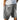 Men's Ribbed Texture Shorts with Side and Back Pockets Grey