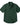 Men's Short Sleeve Button Shirt with Vertical Ribbed Texture and Chest Pocket Green
