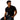 Mens Short Sleeve Henley Shirt with Three Button Placket Black