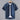 Men's Short Sleeve Mandarin Collar Linen Shirt Navy