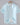 Men's Short Sleeve Mandarin Collar Linen Shirt Powder Blue