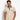 Men's Short Sleeve Polo Shirt with Patterned Trim Beige