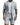 Men's Short-Sleeve Textured Blazer and Shorts Set Light Gray