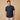 Men's Short-Sleeved Band Collar Henley Shirt with Chest Pocket 1