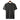 Men's Short Sleeved Knit Shirt with Geometric Pattern Crew Neck Gray
