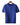 Men's Short Sleeved Knit Shirt with Geometric Pattern Crew Neck Royal Blue