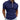 Men's Short-Sleeved Quarter-Zip Polo Shirt Dark Blue