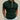 Men's Short-Sleeved Quarter-Zip Polo Shirt Dark Green