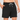 Men's Short Swim Shorts with Contrast Waistband Black