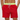 Men's Short Swim Shorts with Contrast Waistband Green Red