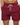 Men's Short Swim Shorts with Contrast Waistband Wine