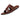 Men's Slide Sandals with Cutout Strap and Metallic Studs Brown