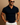 Men’s Slim Fit Polo Shirt with V Neck Black
