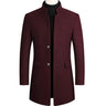 Men’s Slim Fit Stand Collar Overcoat-Coats for men-CaldwellVoss