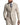 Men's Slim Fit Three-Piece Suit with Notched Lapels and Flap Pockets Beige