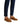 Men's Suede-Textured Mule Loafers with Open Back and Metal Detail Brown