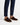Men's Suede-Textured Mule Loafers with Open Back and Metal Detail Coffee