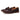 Men's Suede-Textured Tassel Loafers with Apron Toe Brown