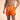 Men's Swim Shorts with Drawstring and Curved Hem Orange