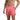 Men's Swim Shorts with Drawstring and Curved Hem Pink