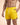 Men's Swim Shorts with Drawstring and Curved Hem Yellow
