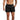 Men's Swim Shorts with Elastic Waistband and Drawstring Black