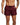 Men's Swim Shorts with Elastic Waistband and Drawstring Burgundy