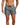 Men's Swim Shorts with Elastic Waistband and Drawstring Grey