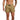 Men's Swim Shorts with Elastic Waistband and Drawstring Khaki