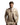 Men's Three-Piece Suit with Notched Lapels and Pocket Watch Chain Beige