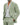 Men's Two-Piece Suit with Notch Lapel Blazer and Trousers Light Green