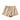 Shorts Women Linen High Waist Drawstring Relaxed Fit Cut Beige
