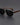 Unisex Double Bridge Square Sunglasses Black & Cognac