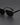 Unisex Double Bridge Square Sunglasses Black