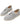 Women Loafers Slip-On Flat Low Profile Design Gray