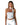 Women Sleeveless Top Asymmetrical Neckband Detail Design White