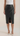 Women's Draped Midi Skirt with Front Slit | imported-image-3