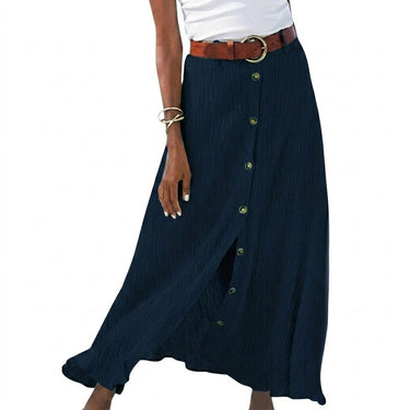 Women's High-Waisted Button-Down Maxi Skirt  | imported-image-1