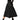 Women's High-Waisted Pleated Midi Skirt with Tie Detail and Side Pockets | imported-image-2